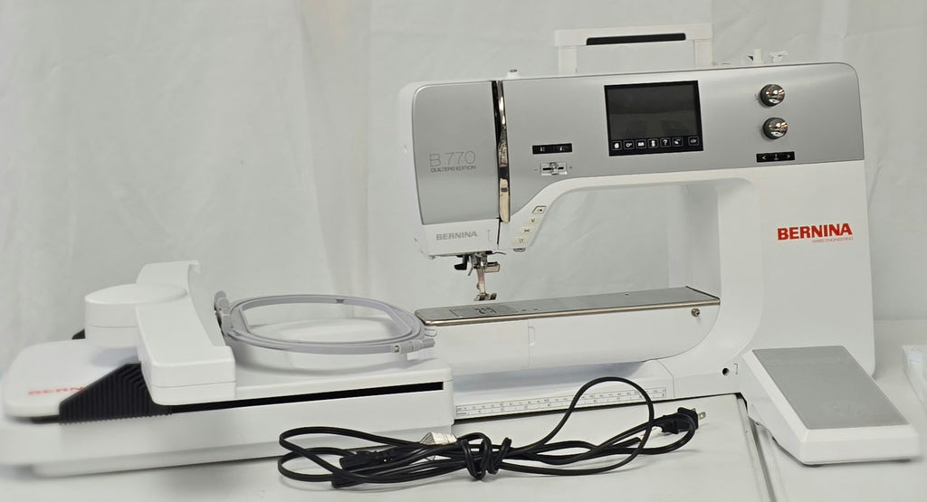 Bernina B770 Quilter's Edition W/ Embroidery Unit - Sewing and Embroidery Combination Machine