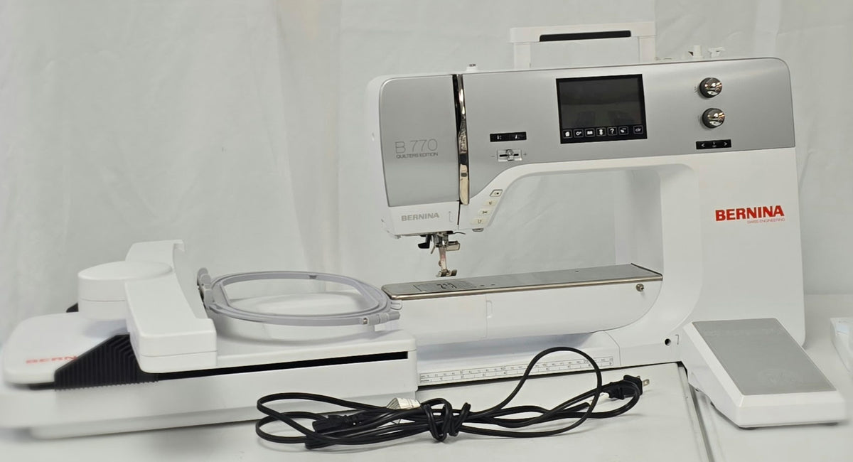 Bernina B770 Quilter's Edition W/ Embroidery Unit - Sewing and Embroidery Combination Machine