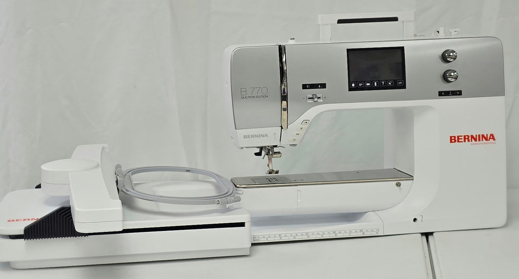 Bernina B770 Quilter's Edition W/ Embroidery Unit - Sewing and Embroidery Combination Machine