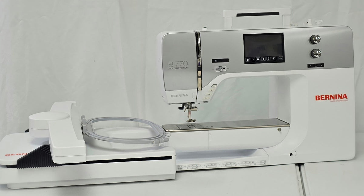 Bernina B770 Quilter's Edition W/ Embroidery Unit - Sewing and Embroidery Combination Machine