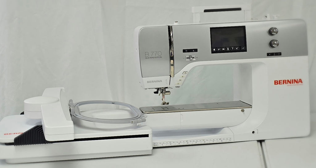 Bernina B770 Quilter's Edition W/ Embroidery Unit - Sewing and Embroidery Combination Machine