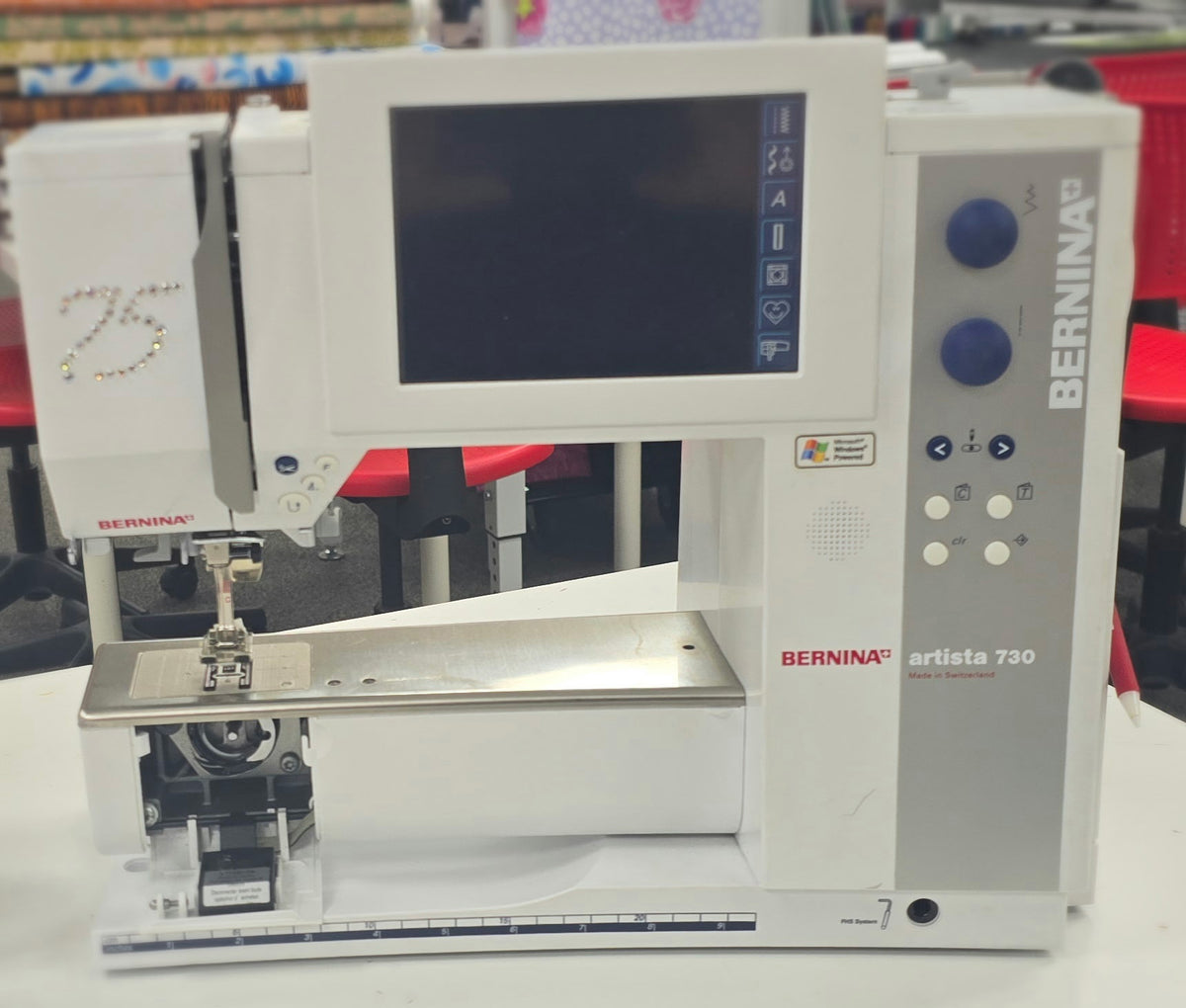 Bernina Artista 730E 75th Anniversary Edition Sewing and Embroidery Machine