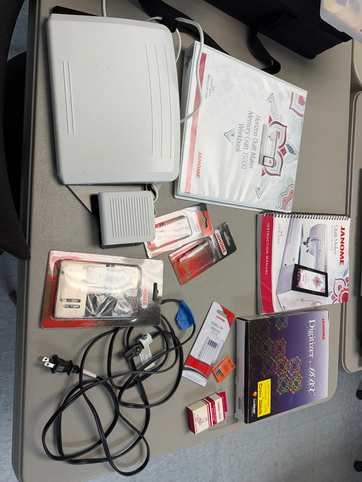 Janome Horizon Memory Craft 15000 Combination Sewing and Embroidery Machine